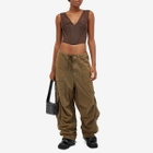 KNWLS Women's Grace Corset Top in Brown