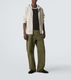 Stone Island Compass cotton zip-up hoodie