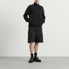 Moncler Men's Fleece Zip Up Jacket in Black