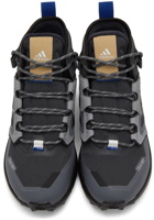 adidas Originals Grey & Black Terrex Trailmarker Mid Sneakers