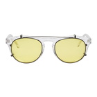 Han Kjobenhavn Transparent and Black Timeless Clip-On Sunglasses