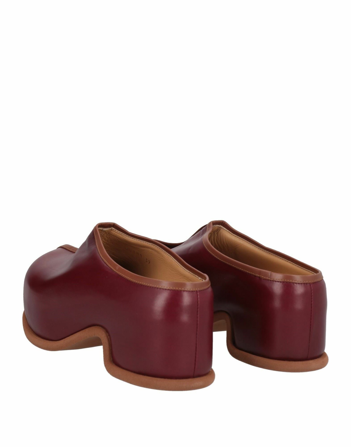 Dries Van Noten Womens Mules & Clogs Burgundy