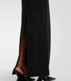 Courrèges Circle open-back high-neck gown