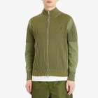 Kenzo Men's Gots Boke Flower 2.0 Full Zip Cardigan in Khaki