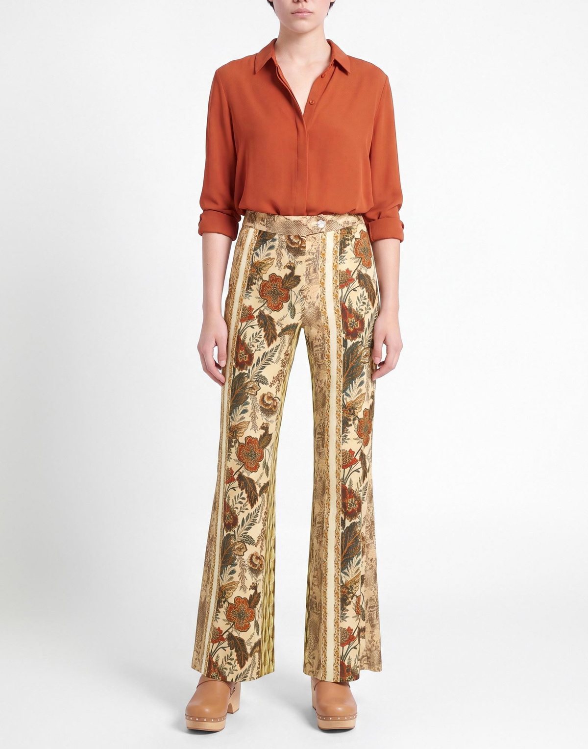 Erika Cavallini Womens Pants Cream