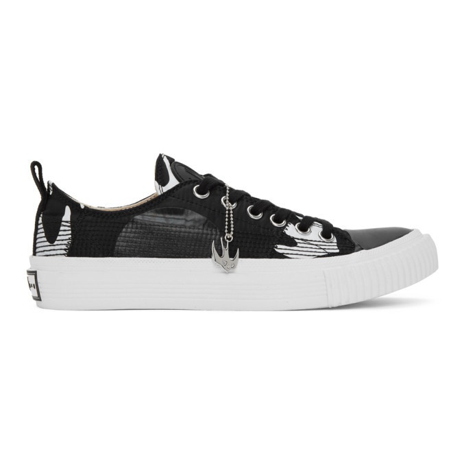 Photo: McQ Alexander McQueen Black and White Swallow Orbyt Sneakers