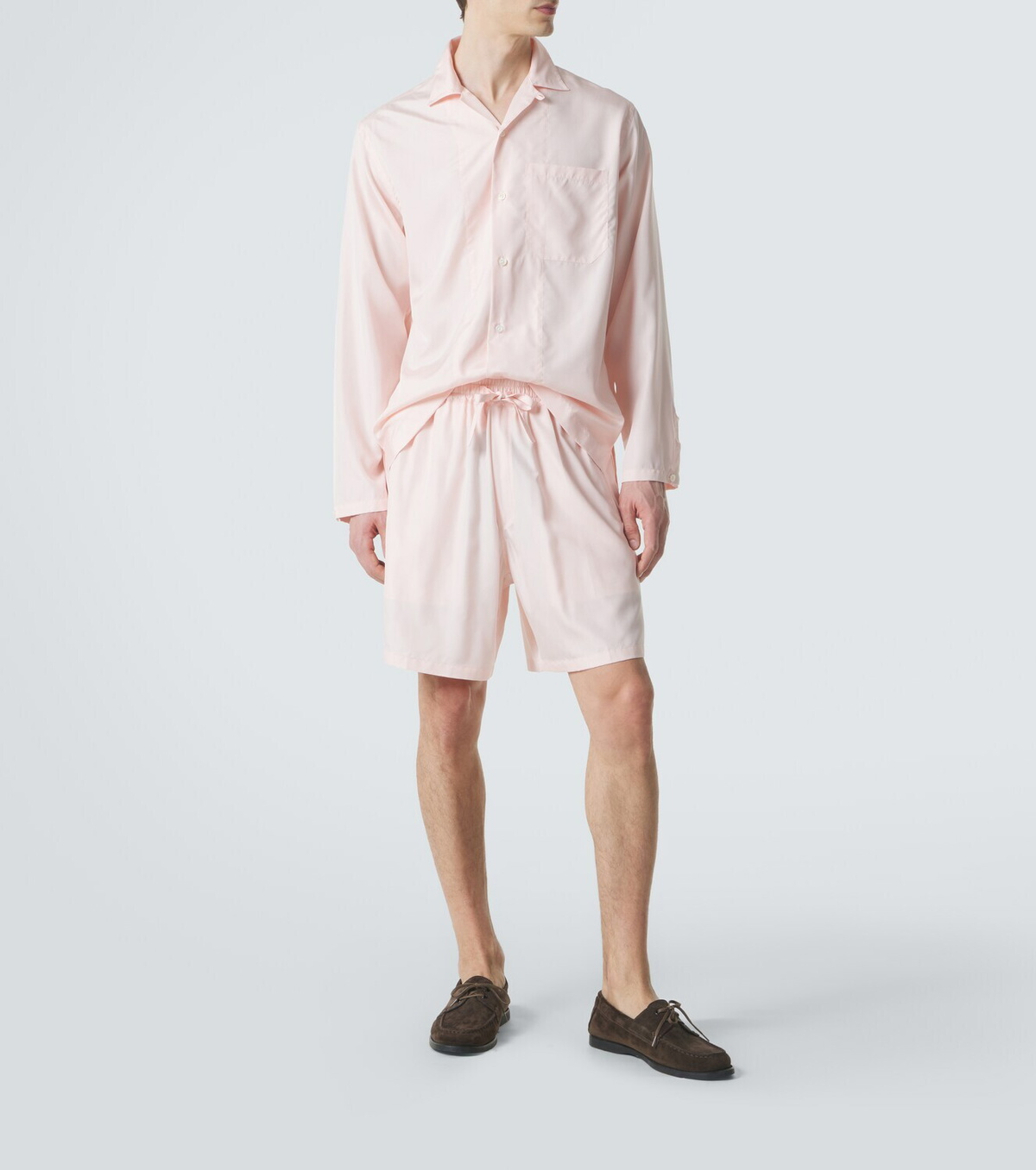 Umit Benan Julian Paradiso silk shorts