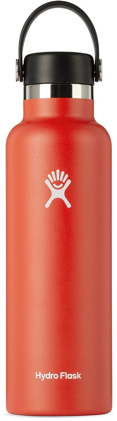 Photo: Hydro Flask Red Standard Mouth Bottle, 21 oz
