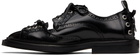 Simone Rocha Black Multi-Lace Cutout Brogues