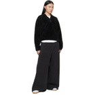 MM6 Maison Margiela Gray Fleece Sweatpants