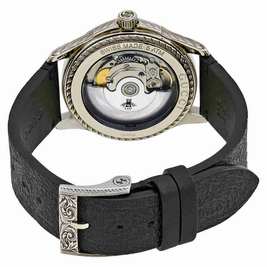 Gucci Le Marche Des Merveilles Silver Dial Automatic Mens Watch YA1264004