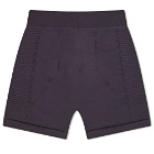 Rick Owens Women's Knit Cycling Shorts in Eggplant