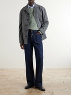 Valentino Garavani - VLogo-Embellished Virgin Wool Sweater - Green