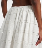 Faithfull Abajo broderie anglaise midi skirt