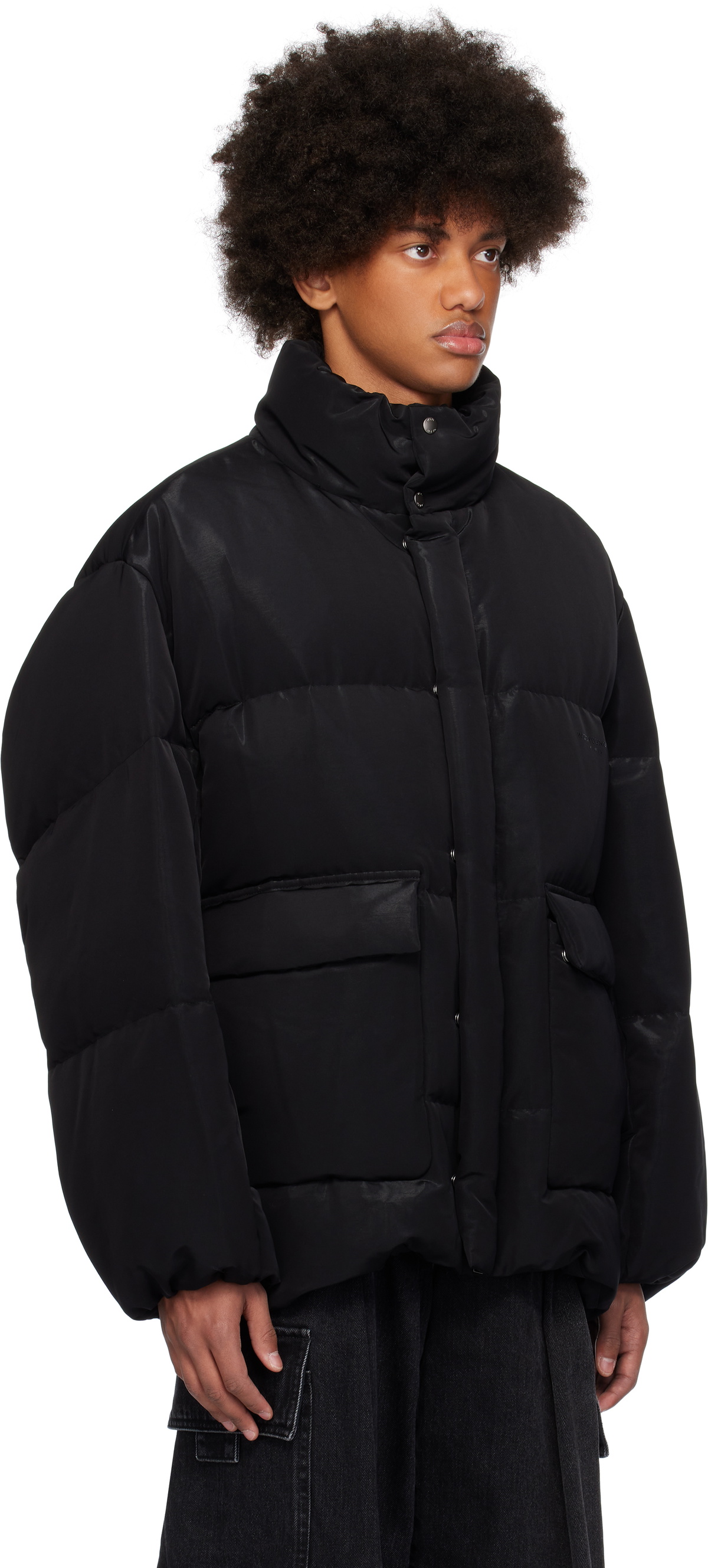 WOOYOUNGMI Black Quilted Down Jacket Wooyoungmi