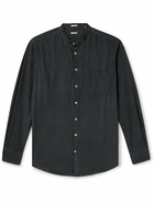 Massimo Alba - Noto2 Slim-Fit Grandad-Collar Cotton-Corduroy Shirt - Blue