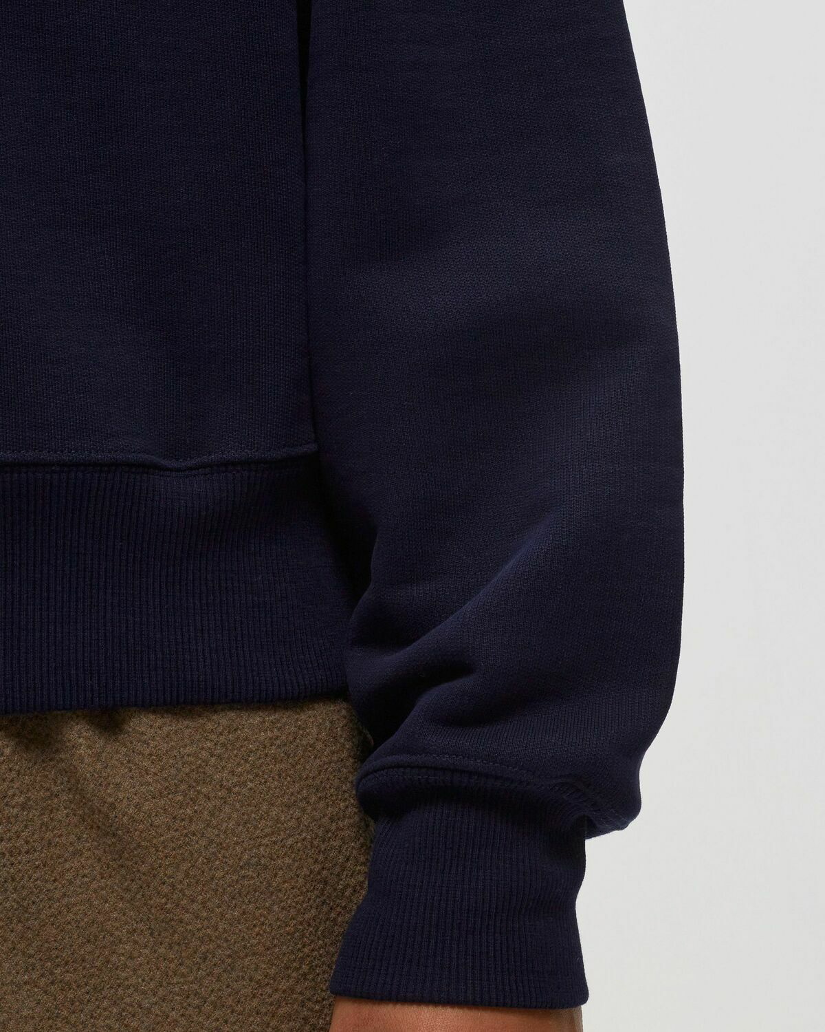 Ami Paris Tonal Ami De Coeur Sweatshirt Blue Sweatshirts AMI Ami Paris Tonal Ami De Coeur Sweatshirt Blue Sweatshirts AMI