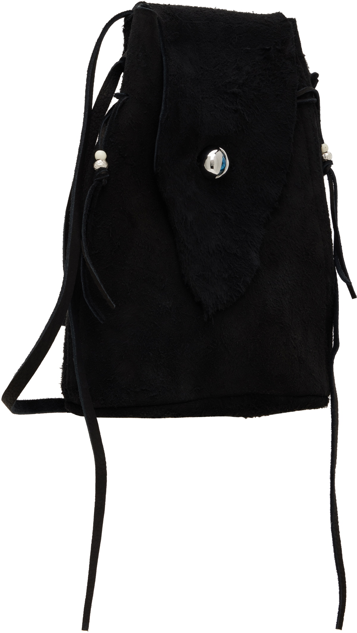 undercover クモスパイダーバッグ UNDERCOVER Black Deerskin Bag Undercover
