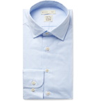 Etro - Striped Cotton and Lyocell-Blend Shirt - Blue