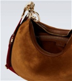 Gucci Attache Large suede shoulder bag