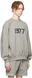 Essentials Gray Cotton Sweatshirt