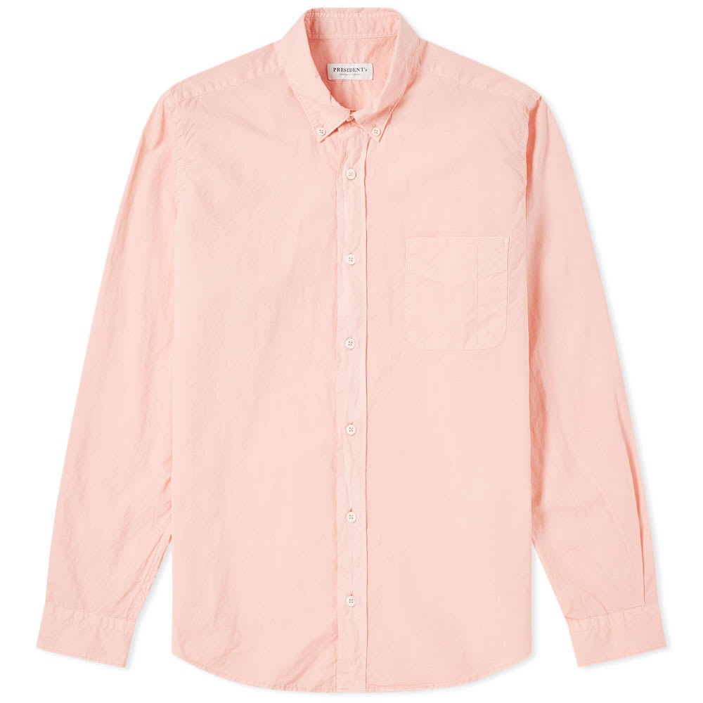 Photo: President's Chatham Poplin Shirt Pink