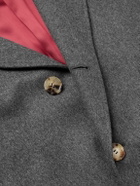 Brunello Cucinelli - Wool and Cashmere-Blend Overcoat - Gray