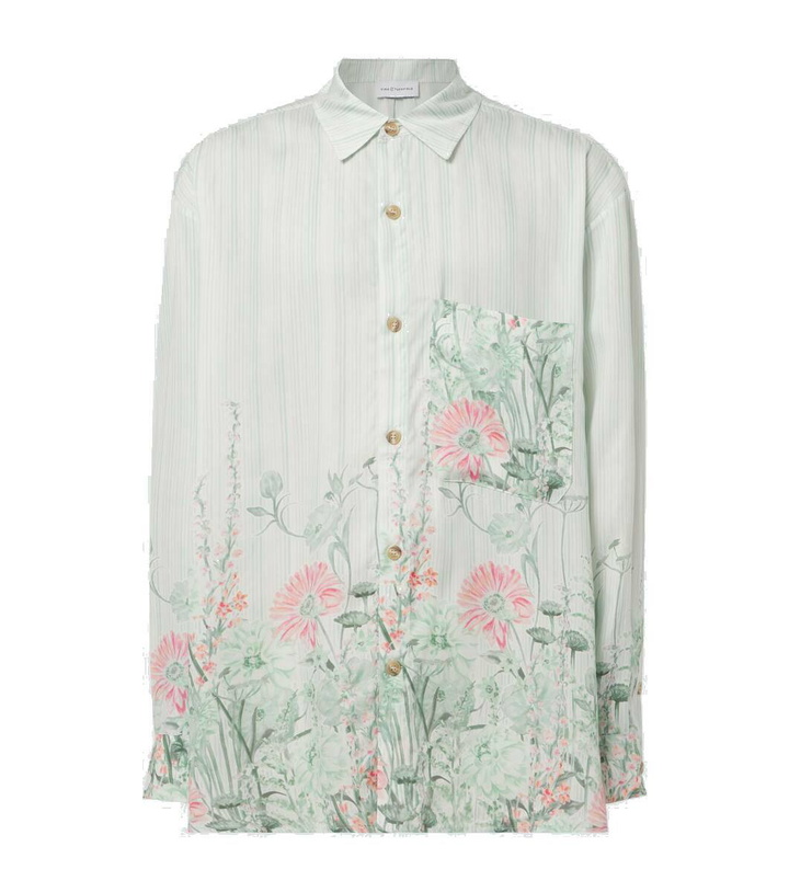 Photo: King & Tuckfield Oversized floral striped shirt