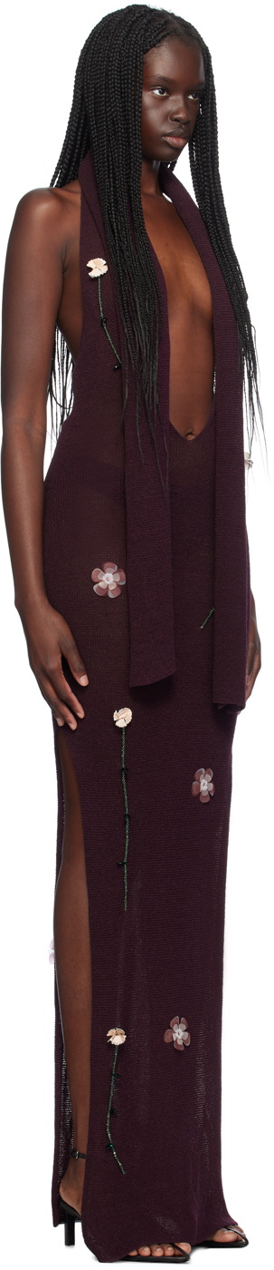 aya muse burgundy dress Aya Muse Stero Dress main image 0