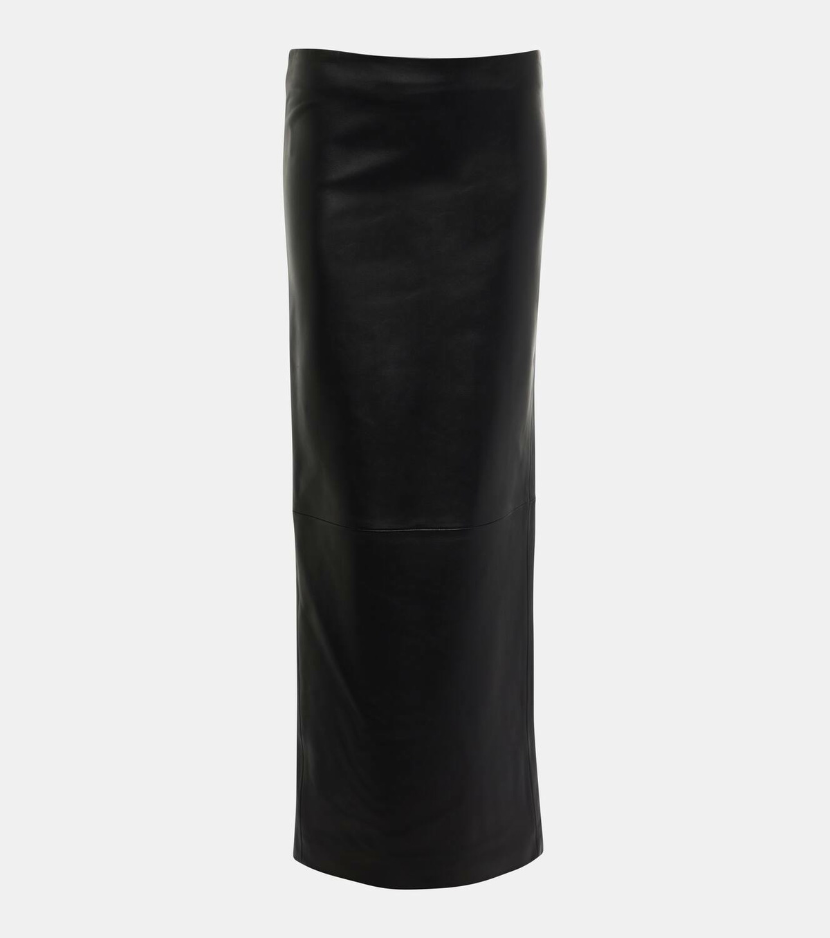 Mônot Leather maxi skirt
