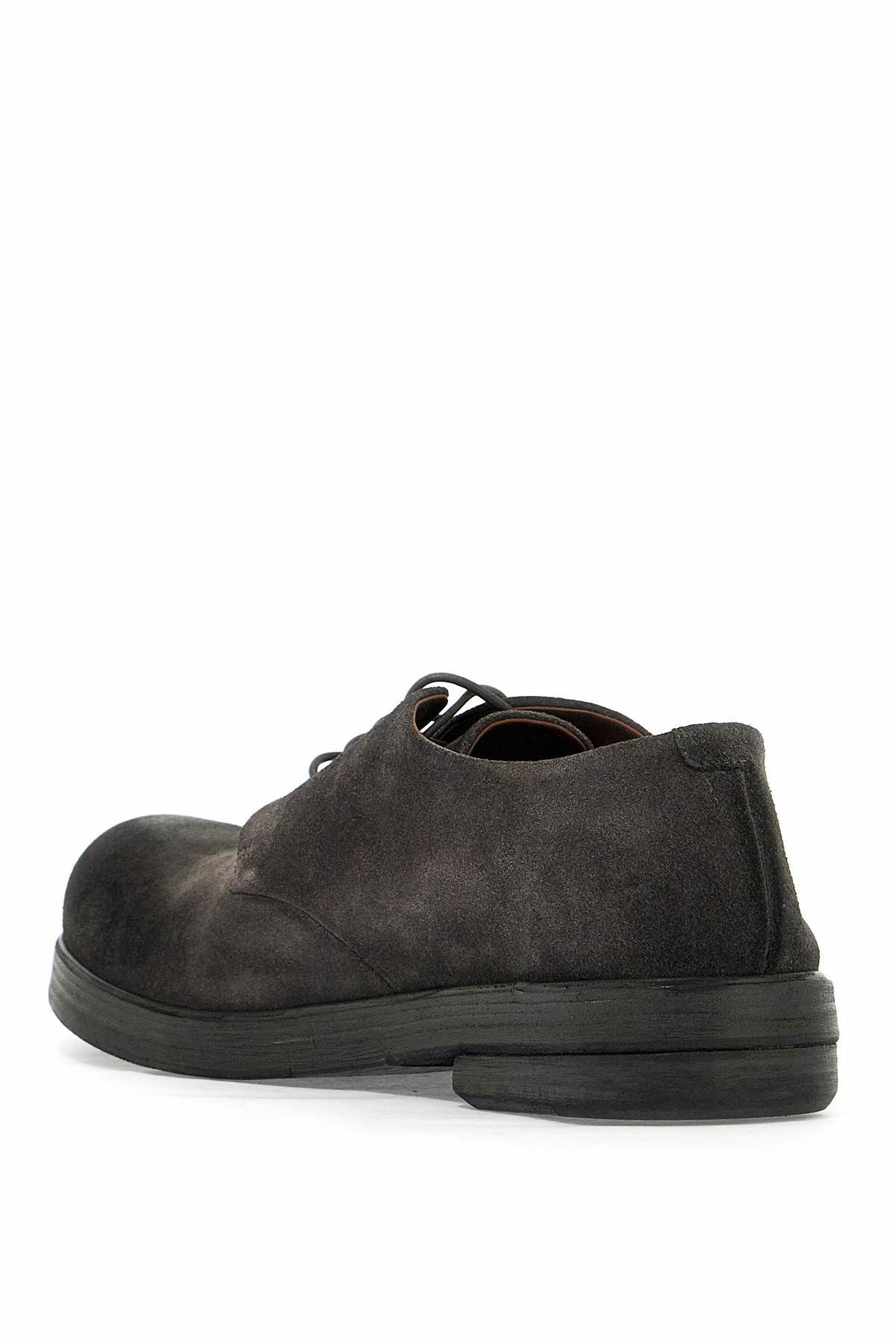MARSELL suede pumpkin wedge lace-up shoes Grey