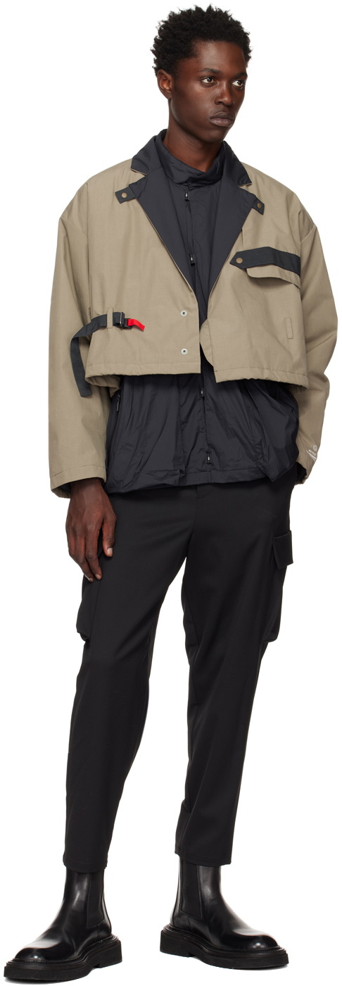 F/CE Black & Khaki 2Way Engineering Jacket F/CE.