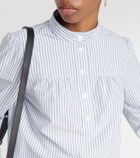 A.P.C. Loula striped cotton blouse