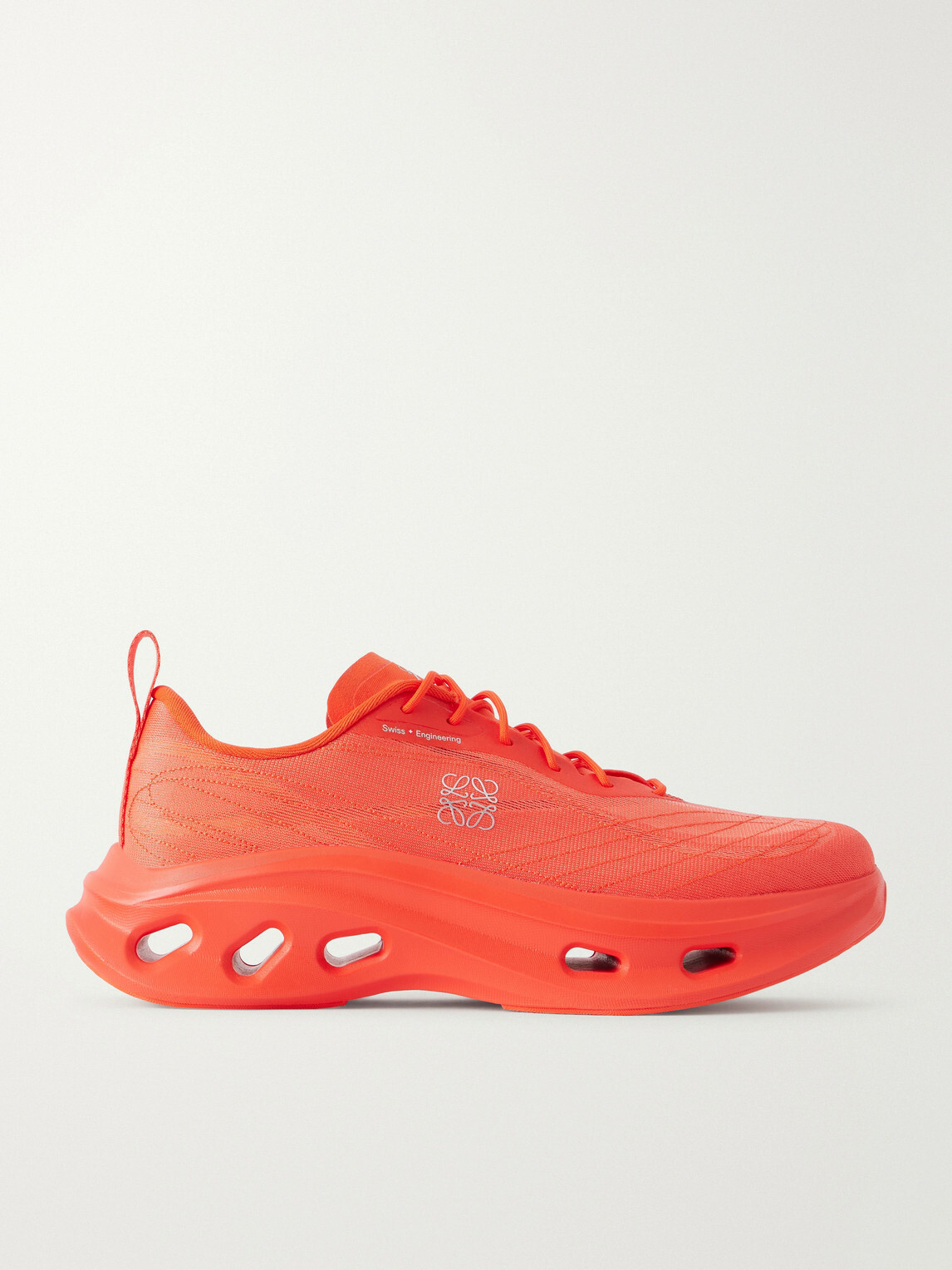 LOEWE - On Cloudtilt Rubber-Trimmed Mesh Sneakers - Orange