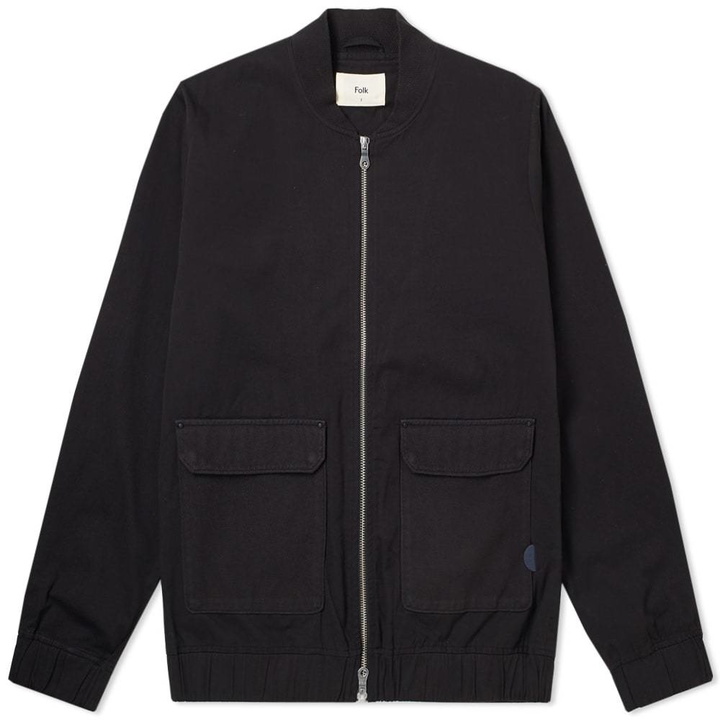 Photo: Folk Utility Bomber Jacket Black