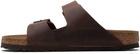 Birkenstock Brown Regular Arizona Oiled Leather Sandals