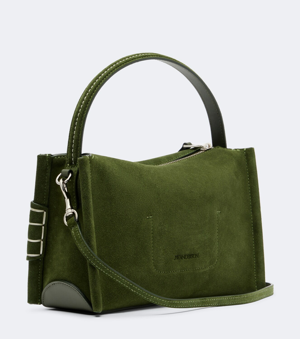 JW Anderson Loafer Small suede shoulder bag