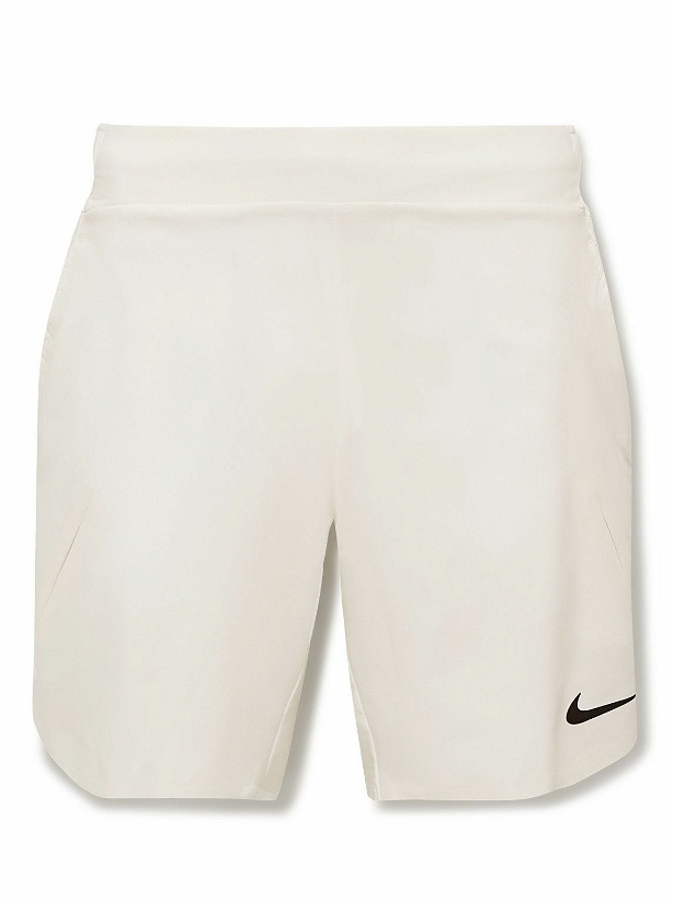 Photo: Nike Tennis - NikeCourt Slam Straight-Leg Dri-FIT Tennis Shorts - White