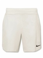 Nike Tennis - NikeCourt Slam Straight-Leg Dri-FIT Tennis Shorts - White