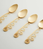 L'Objet Spirale set of 4 cocktail spoons