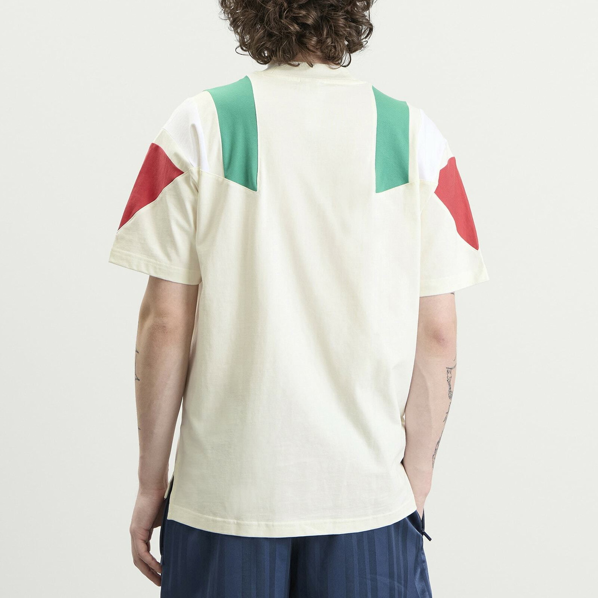 Adidas Men's FIGC EQT T-Shirt in Off White