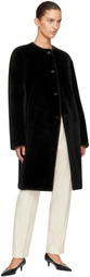 Loulou de Saison Brown Reversible Elba Leather Coat