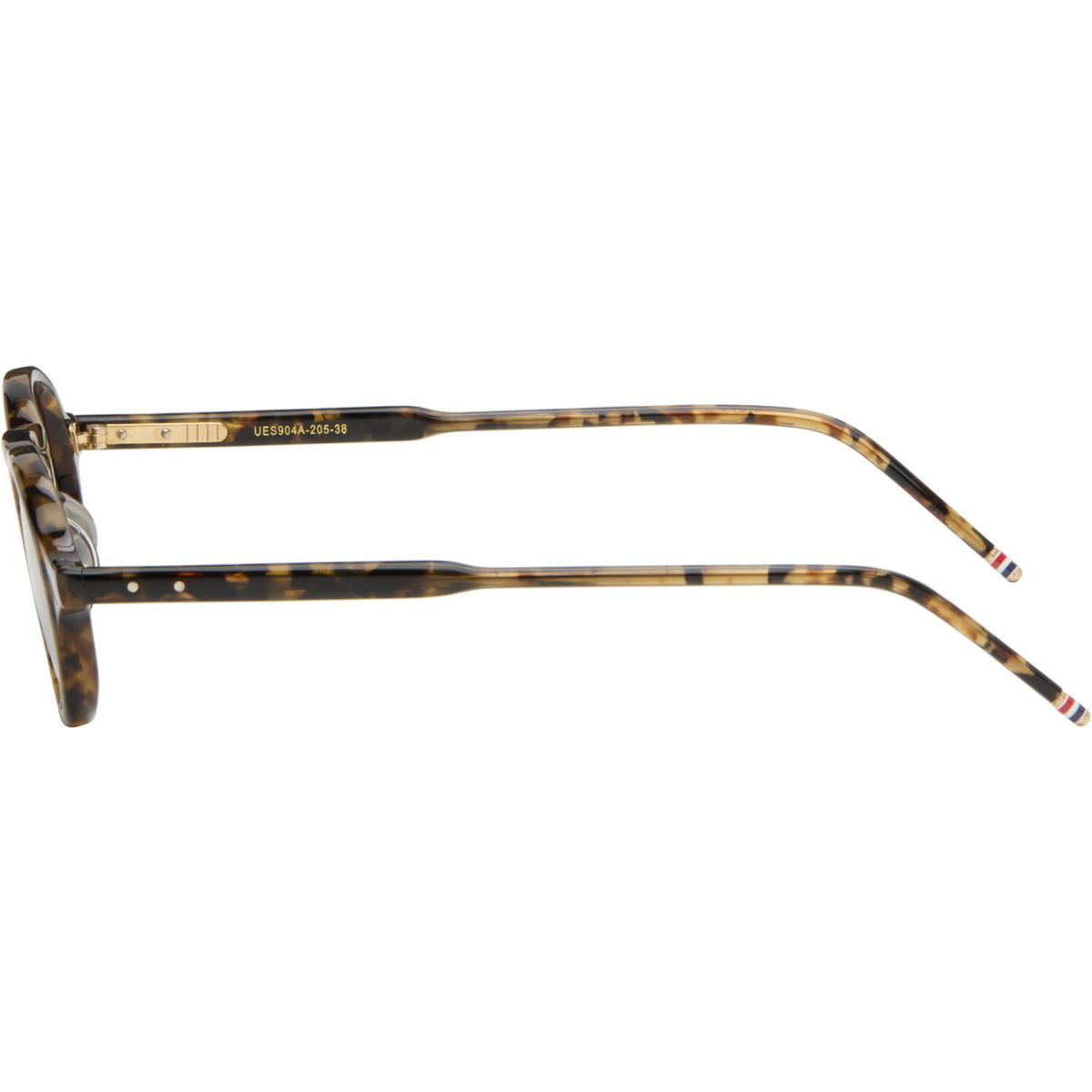 Thom Browne Brown Round Sunglasses