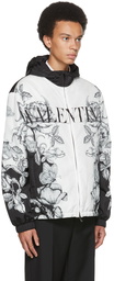 Valentino Black & White Dark Blooming Jacket