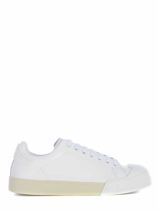 Photo: Marni White Leather Sneakers