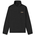 Napapijri Men's Patch Quarter Zip Fleece in Black