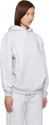 Sandy Liang Gray Mung Bean Hoodie