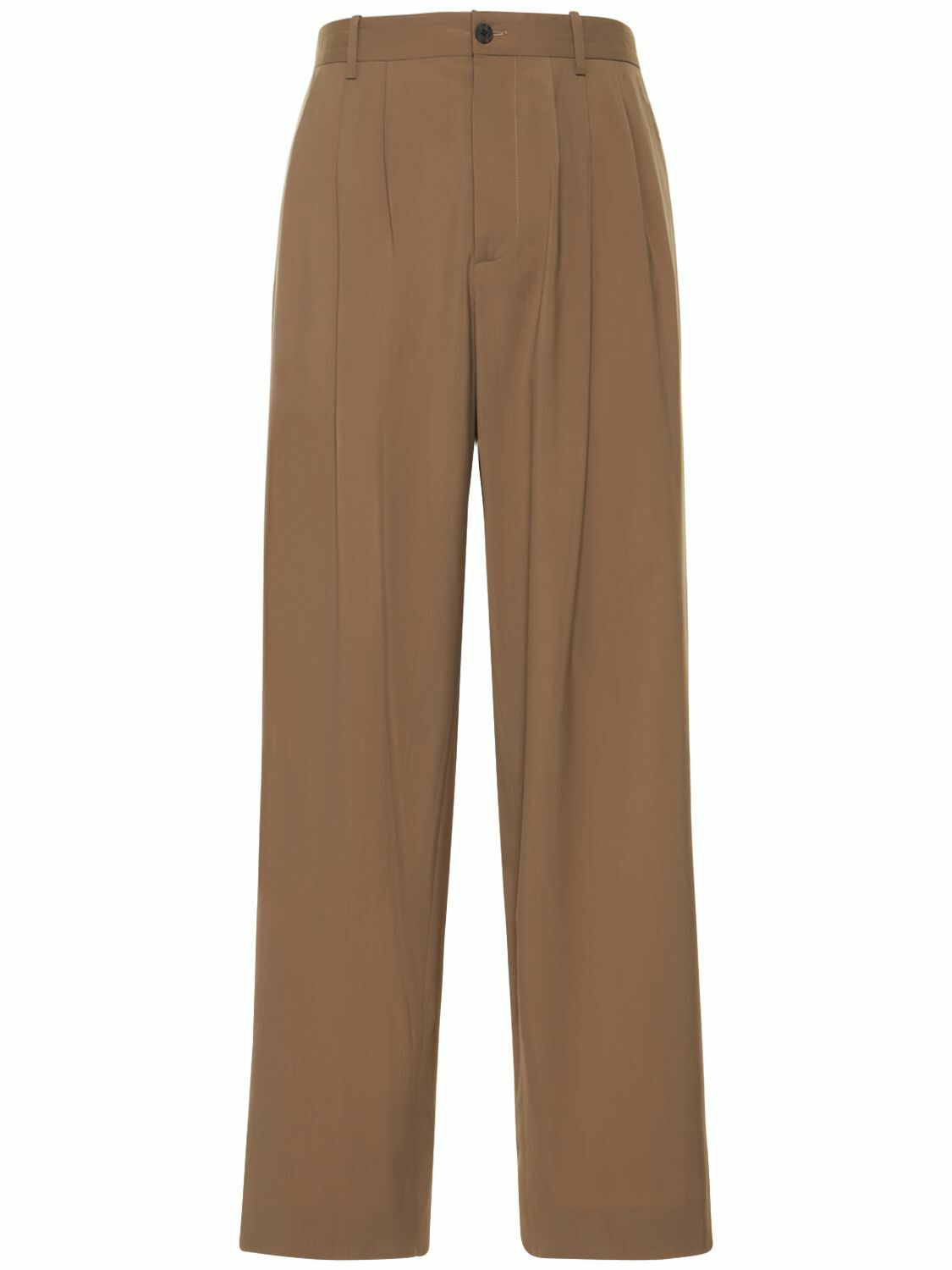 THE ROW Rufus Wide Leg Wool Pants The Row