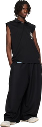 NAMESAKE Black Richard Muscle Polo