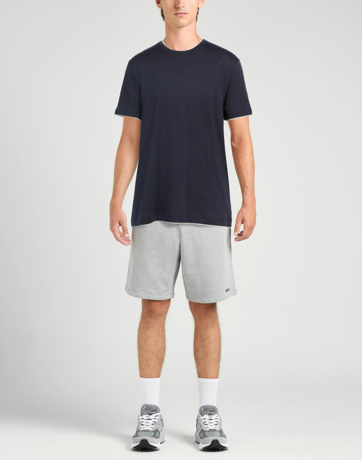 Eleventy Mens T-shirt in Navy